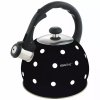 153571 varna konvice na vodu 2 l cerna s puntiky