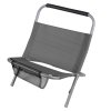 Křesílko plážové skládací DELANO, antracit (Množství 1 ks)