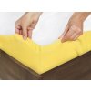 Prostěradlo froté, světle žluté (Rozměry 60 x 120 cm)