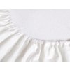 Prostěradlo froté, nepropustné, bílé (Rozměry 60 x 120 cm)