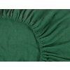 Prostěradlo froté, tmavě zelené (Rozměry 90 x 200 cm)