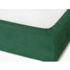 Prostěradlo froté, tmavě zelené (Rozměry 90 x 200 cm)