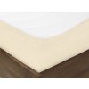 Prostěradlo jersey, smetanové (Rozměry 90 x 200 cm)