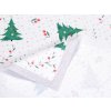 Vánoční prostírání běhoun teflonový, Stromečky (Rozměry 40 x 90 cm)