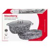165071 2 mramorovy pekac a panev klausberg 8l 3l