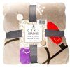 166406 3 mikroflanelova deka winter glow hneda