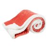 166397 1 mikroflanelova deka rustic cervena