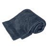 166310 3 mikroflanelova deka tmave modra