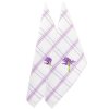 166904 arome home uterka 2 ks 50 x 70 cm fialove karo vysivka levandule