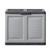 170714 3 ulozny box mettitutto 200 l seda cerna
