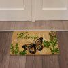 15033 3 rohozka welcome motylek