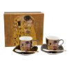 72305 espresso set 2 salky s podsalky a lzickami klimt