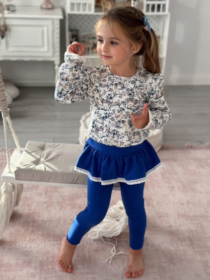 Legínky královská modř - ZULA handmade