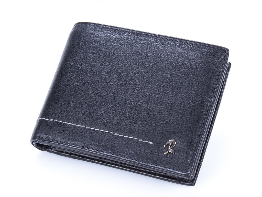 Pánská kožená peněženka černá Rovicky N992 CMC BK ModexaStyl (4)