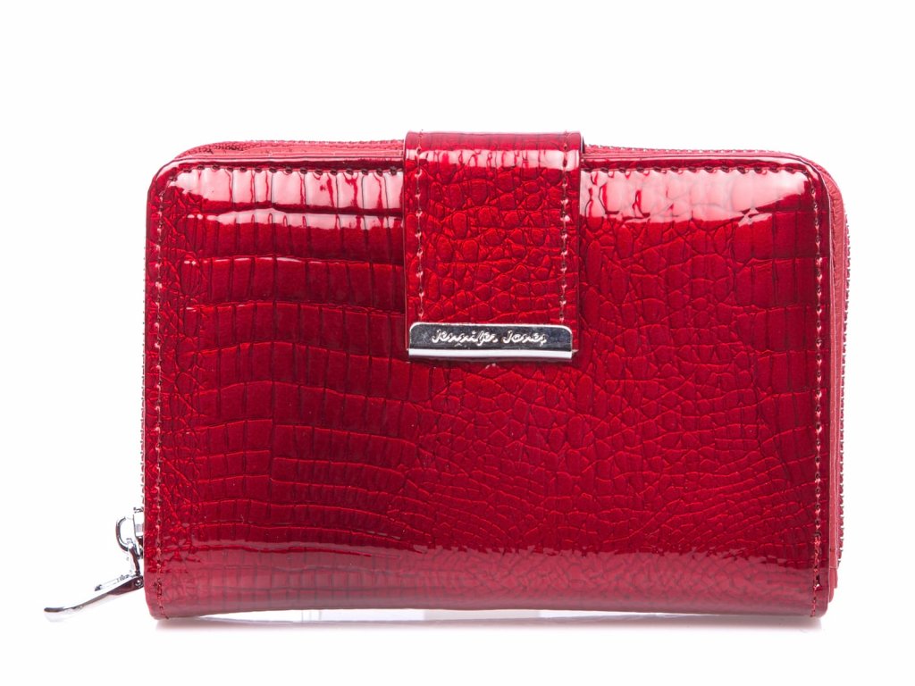Malá dámská kožená peněženka Jennifer jones červená 5198 2 RD (2)