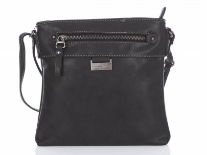 Malá crossbody kabelka přes rameno černá Jennifer Jones 3868 (2)