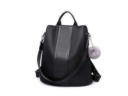 Dámský batůžek Miss Lulu černý LG1903 BK (4)