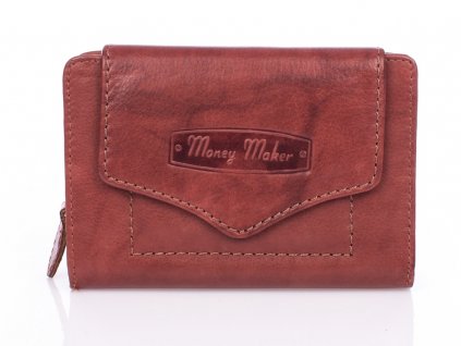 Kvalitní dámská kožená peněženka Money Maker 528B hnědá ModexaStyl (2)
