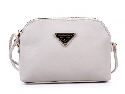 Malá kabelka přes rameno Crossbody světle šedá Jennifer Jones 3820 ModexaStyl (5)