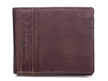 Pánská kožená peněženka hnědá tmavá J Jones 5708 ModexaStyl (2)