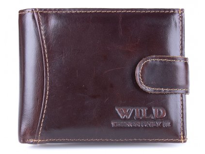 Pánská kožená peněženka Wild 55041 hnědá ModexaStyl (2)