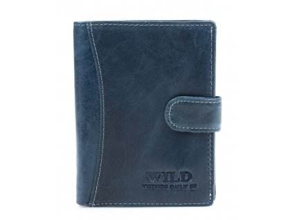 Pánská kožená peněženka Wild 5502 modrá ModexaStyl 1