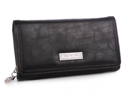 Elegantní dámská peněženka Jennifer Jones umělá kůže 1108 7 černá ModexaStyl (1)