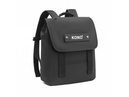 Volnočasový nepromokavý batoh černý Kono EQ2327 BK ModexaStyl (2)