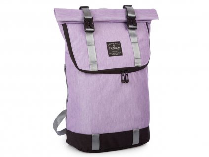 Stylový RollTop městský dámský batoh růžová Bag Street 4103 PK ModexaStyl (3)