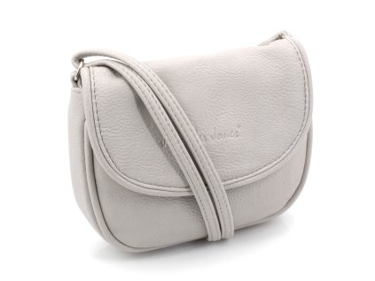 Malá mini kabelka přes rameno crossbody Jennifer Jones světle šedá 3968 2 ModexaStyl (3)