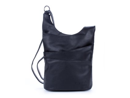 Stylová kabelka přes rameno crossbody černá Jennifer Jones 3146 ModexaStyl (2)