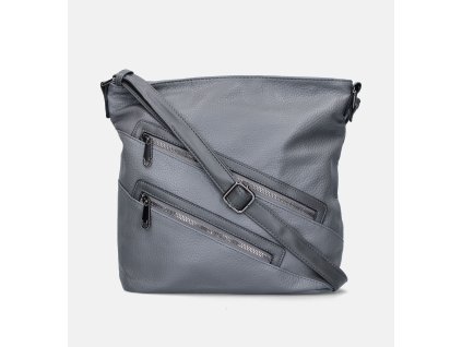 Kabelka přes rameno crossbody Maria C šedá MC909 ModexaStyl (2)