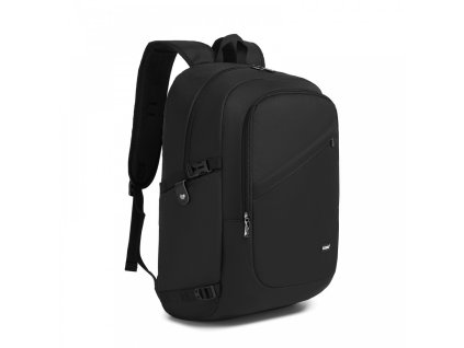 Městský batoh nejen na notebook s USB portem černý Kono BPK2501 Modexa (2)
