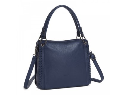 Kabelka do ruky a přes rameno modrá Miss Lulu HBM2509 ModexaStyl (2)