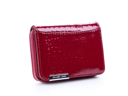Malá dámská kožená peněženka červená Jennifer Jones 5262 2 RD ModexaStyl (2)