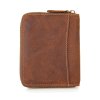 Pánská kožená peněženka na zip Wild 5508 hnědá (2)
