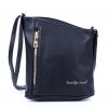 Malá crossbody kabelka přes rameno Jennifer Jones černá 3107 BK ModexaStyl (2)