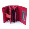 Prostorná dámská kožená peněženka Jennifer Jones 5375 červená ModexaStyl (6)