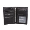 Kožené pouzdro na karty a doklady J JONES černé 5563 BK (3)