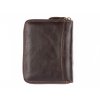 Pánská kožená peněženka na zip Wild hnědá 5508 ModexaStyl (3)