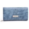 Elegantní dámská kožená peněženka Jennifer Jones 1108 7 modrá světle ModexaStyl (4)