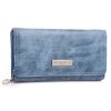 Elegantní dámská kožená peněženka Jennifer Jones 1108 7 modrá světle ModexaStyl (3)