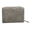 Kvalitní dámská kožená peněženka Money Maker 528B šedá ModexaStyl (4)