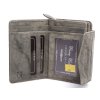 Kvalitní dámská kožená peněženka Money Maker 528B šedá ModexaStyl (6)