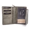 Kvalitní dámská kožená peněženka Money Maker 528B šedá ModexaStyl (7)