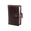 Kožené pouzdro na doklady karty a vizitky Wild 5515 hnědé ModexaStyl (4)