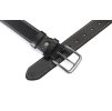 Pánský kožený opasek prošívaný černý GIL 9995 1 ModexaStyl (1)
