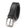 Pánský kožený opasek prošívaný černý Gil 7003 1 ModexaStyl (1)