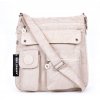 Lehká volnočasová kabelka přes rameno crossbody béžová bag Street 2221 BG ModexaStyl (2)