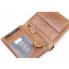 Pánská kožená peněženka Wild koňaková hnědá 5452 ModexaStyl (1)
